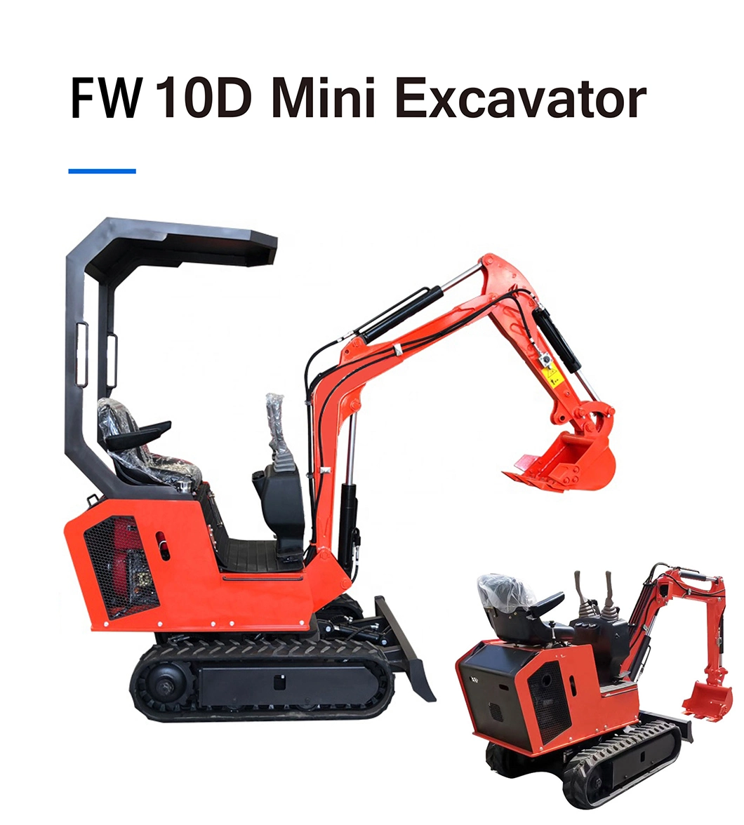 Hydraulic Crawler 1000kg Digger Mini 1.0t Digger Excavator