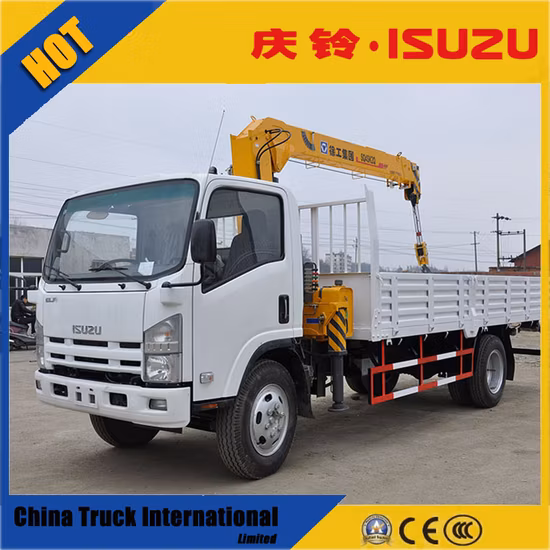 Nqr 700p 4*2 191HP Hydraulic Truck Crane