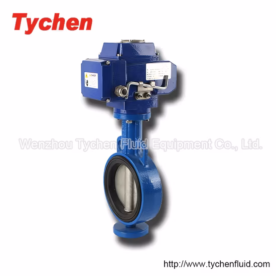 Class Waterproof Nodular Cast Iron/Stainless Steel Motor Control Actuator Electric Butterfly Valve