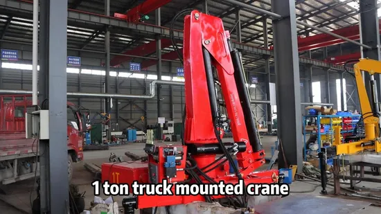 1ton Mini Hydraulic Knuckle Boom Truck Mounted Crane Sq1za2