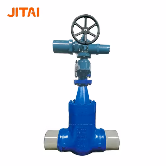 Motor Actuated Pressure Seal Butt Welding High Temperature Gate Valve