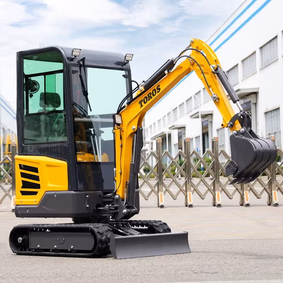 Garden Farm Orchard Compact 0.8 Ton 1 Ton 1.5 Ton 1.8 Ton 2 Ton Multi-Function Agricultural Orchard Construction Small Hydraulic Digger Mini Crawler Excavator