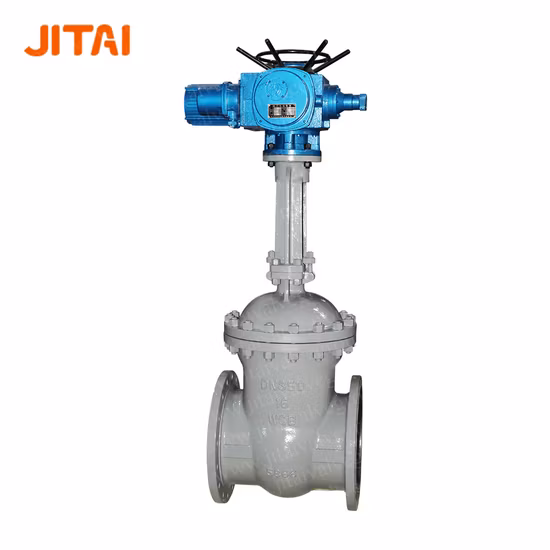 Motor Control Low Pressure Butt Welding Full Bore DIN Gate Valve From CE Factory